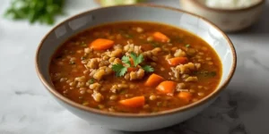 Hearty Vegan Golumpki Soup with Lentils