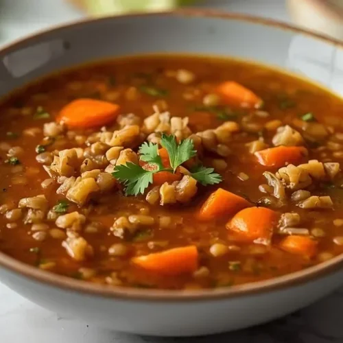 vegan golumpki soup with lentils recipe