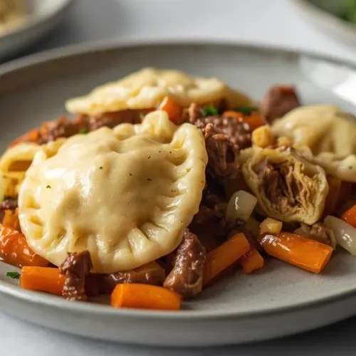 beef cabbage dumpling bake recipe