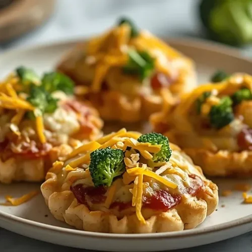 broccoli cheddar pizza pockets recipe