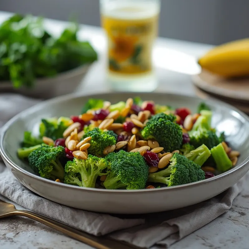Fresh Broccoli Cranberry Sunflower Seed Salad Fresh Broccoli Cranberry Sunflower Seed Salad
