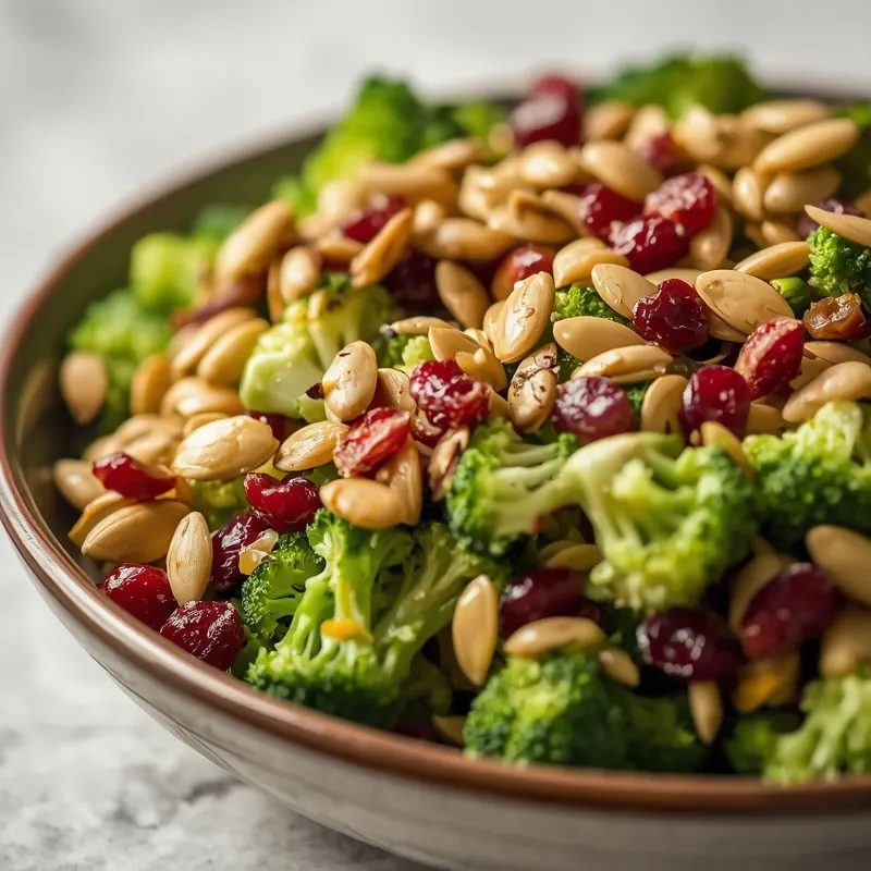 Fresh Broccoli Cranberry Sunflower Seed Salad Fresh Broccoli Cranberry Sunflower Seed Salad