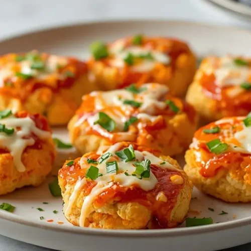 buffalo cauliflower pizza bites recipe