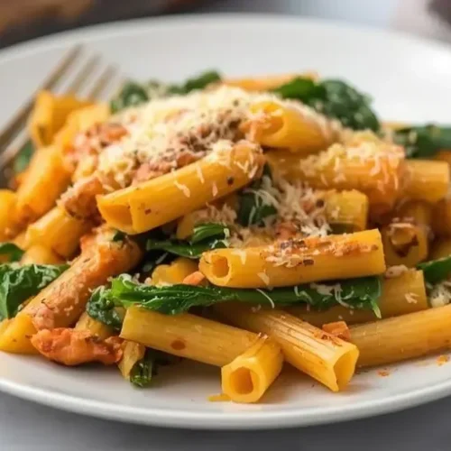 butternut squash spinach baked ziti recipe