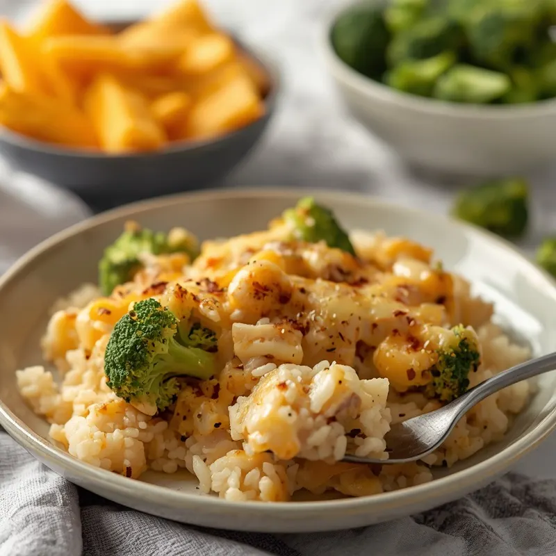 Cheesy Turkey and Broccoli Rice Bake Cheesy Turkey and Broccoli Rice Bake