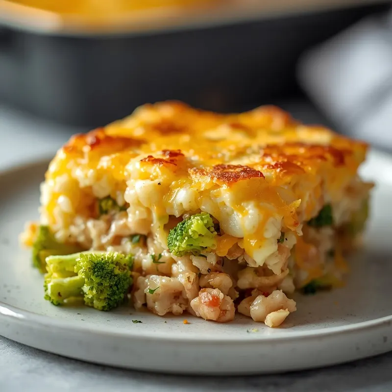 Cheesy Turkey and Broccoli Rice Bake Cheesy Turkey and Broccoli Rice Bake