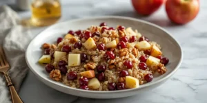 Fresh Cranberry Apple Wild Rice Salad