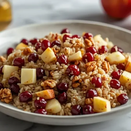 cranberry apple wild rice salad recipe