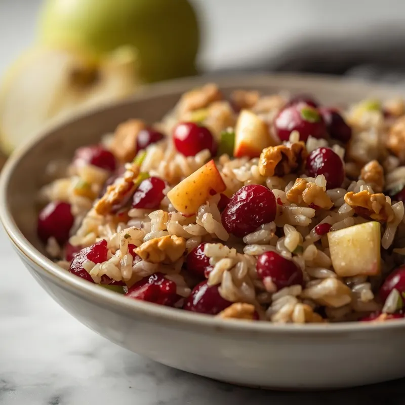 Fresh Cranberry Apple Wild Rice Salad Fresh Cranberry Apple Wild Rice Salad