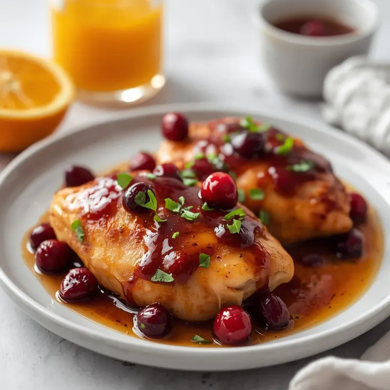 Juicy Cranberry Orange Chicken Thighs Juicy Cranberry Orange Chicken Thighs