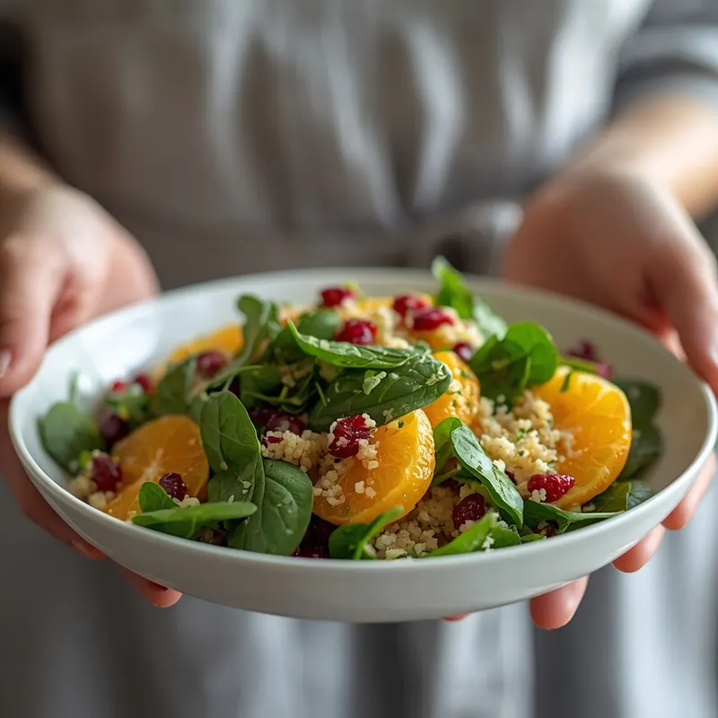 Fresh Cranberry Orange Spinach Quinoa Salad Fresh Cranberry Orange Spinach Quinoa Salad