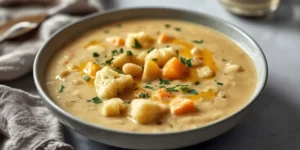 Creamy Cauliflower White Bean Soup