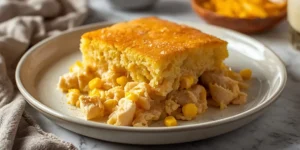Creamy Chicken and Cornbread Casserole