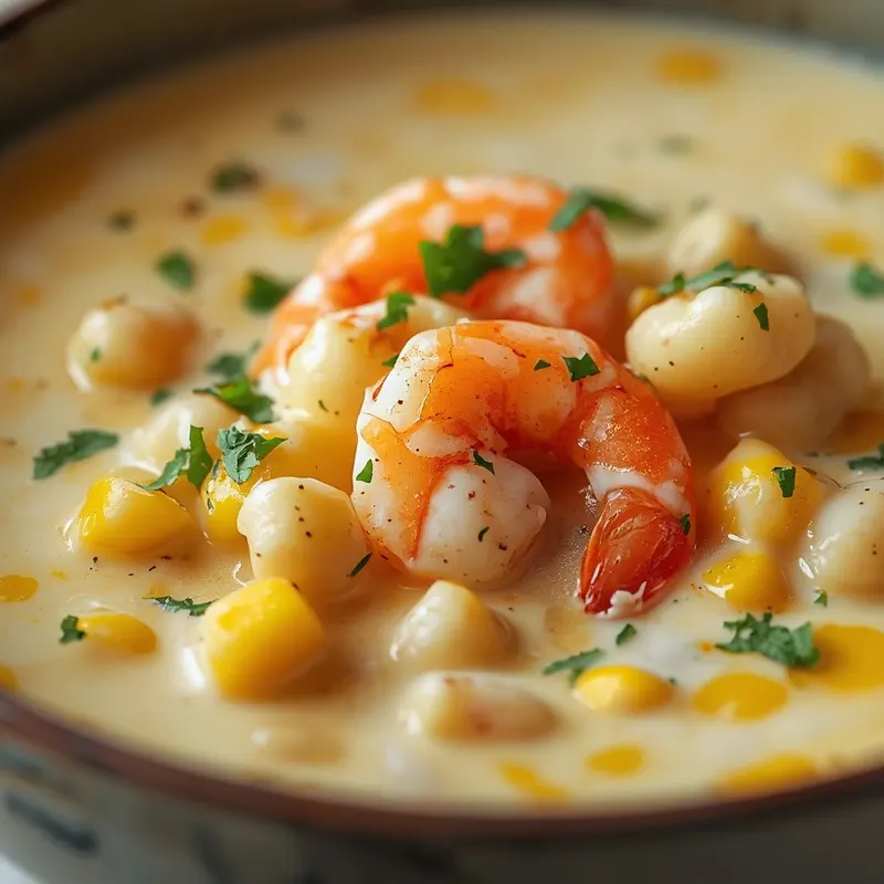 Creamy Shrimp and Corn Chowder Creamy Shrimp and Corn Chowder