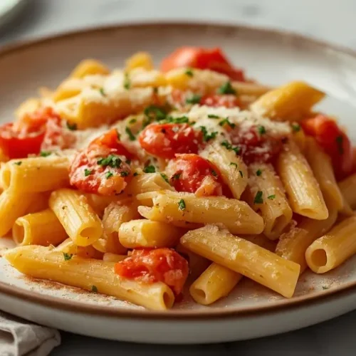 creamy tomato white bean pasta bake recipe