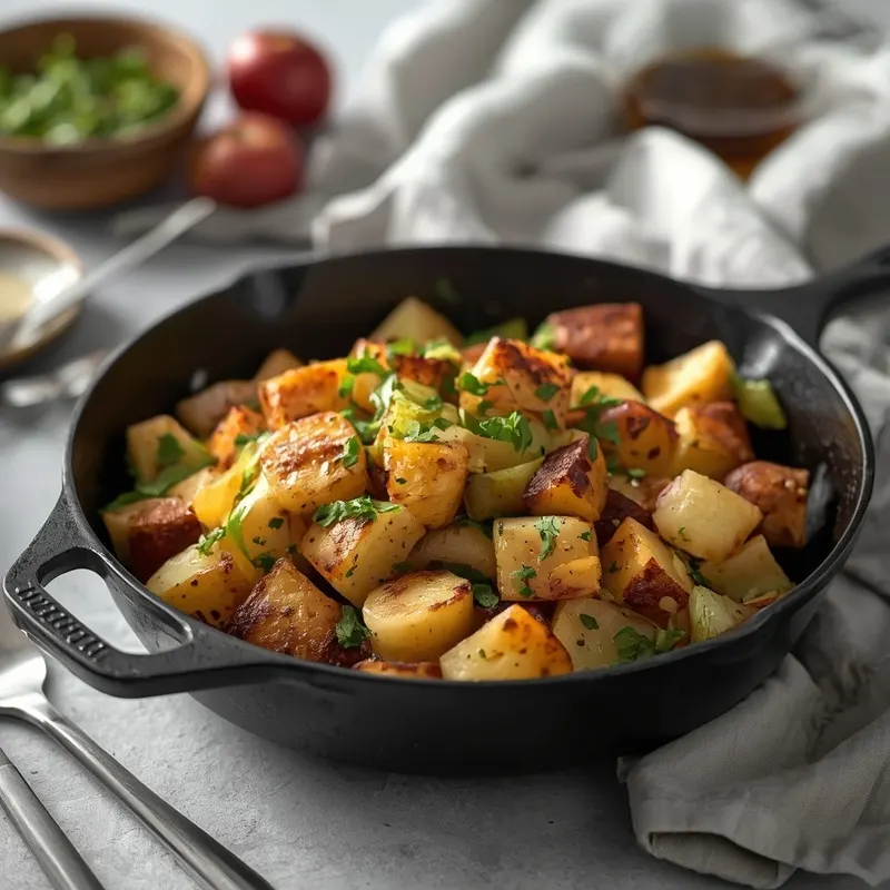 Crispy Cabbage and Potato Skillet Crispy Cabbage and Potato Skillet