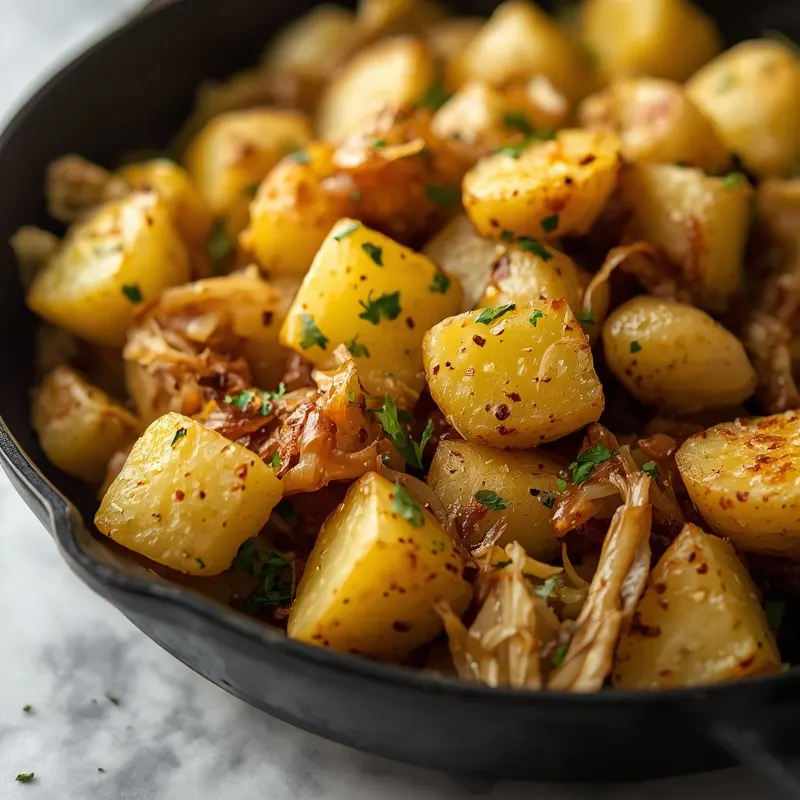 Crispy Cabbage and Potato Skillet Crispy Cabbage and Potato Skillet