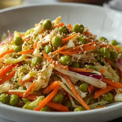 crispy cabbage edamame sesame salad recipe