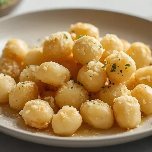 garlic parmesan cauliflower gnocchi skillet recipe