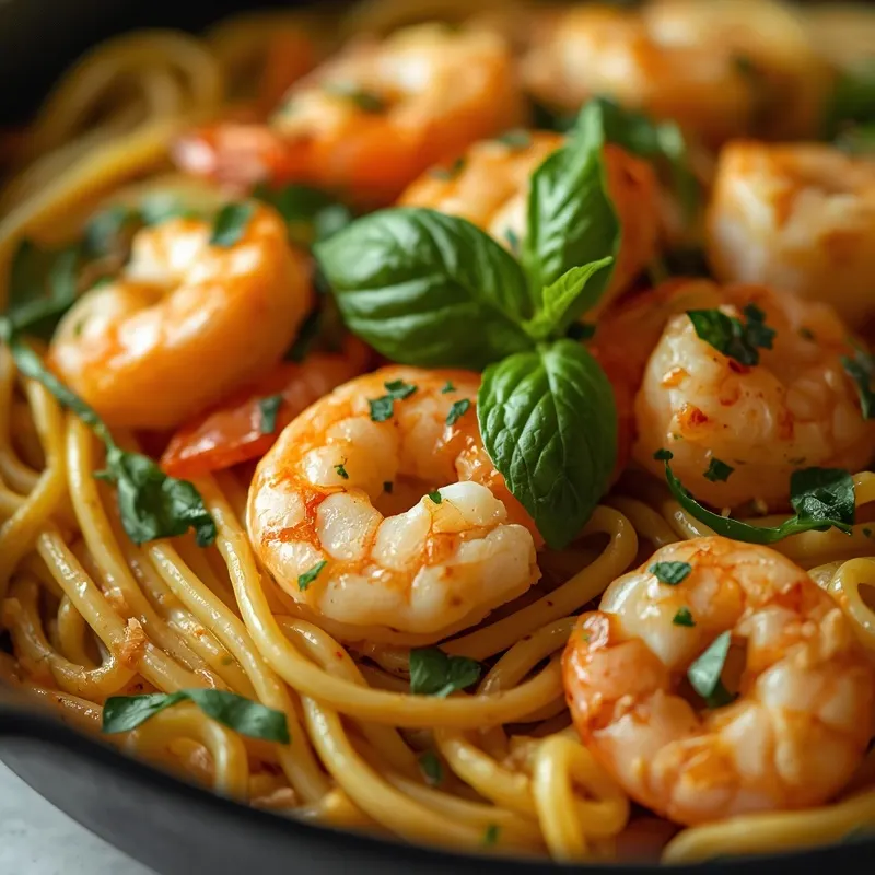 Fresh Lemon Basil Shrimp Ditalini Skillet Fresh Lemon Basil Shrimp Ditalini Skillet