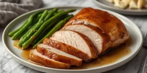 Juicy Maple Garlic Slow Cooker Turkey Breast