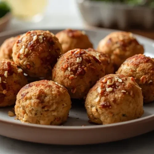 maple pecan salmon meatballs recipe