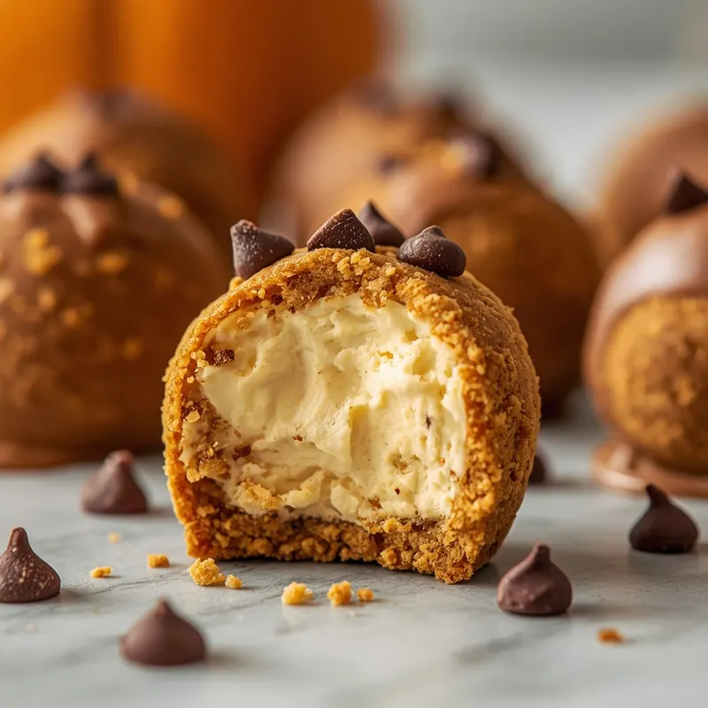Creamy Pumpkin Maple Cheesecake Truffles Creamy Pumpkin Maple Cheesecake Truffles