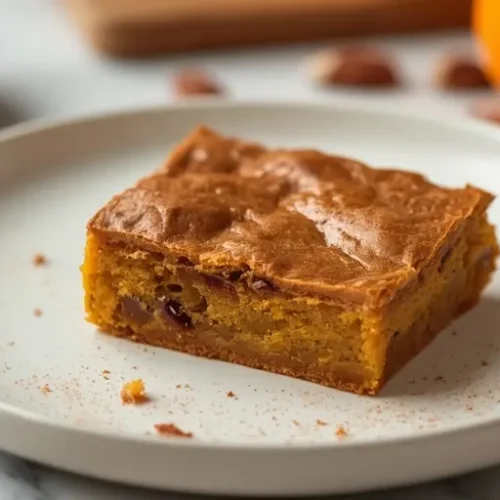 pumpkin pecan blondies recipe