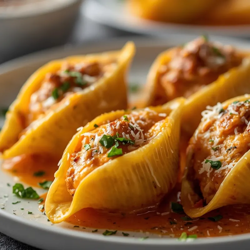 Creamy Pumpkin Ricotta Stuffed Shells Creamy Pumpkin Ricotta Stuffed Shells