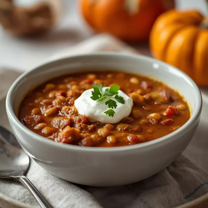 Creamy Pumpkin Turkey Chili Creamy Pumpkin Turkey Chili