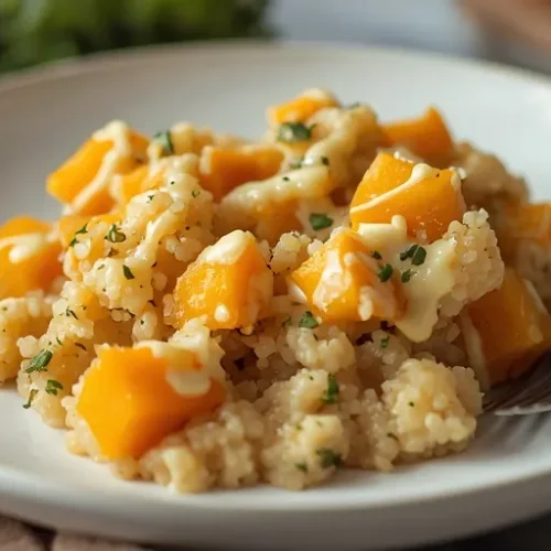 roasted butternut squash quinoa casserole recipe