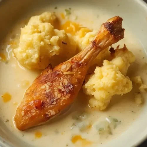 roasted chicken cauliflower cheddar chowder recipe