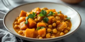 Creamy Roasted Pumpkin Chickpea Curry