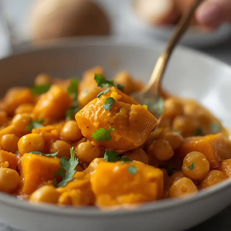 Creamy Roasted Pumpkin Chickpea Curry Creamy Roasted Pumpkin Chickpea Curry
