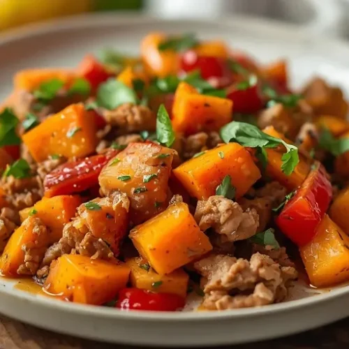 turkey sweet potato skillet recipe