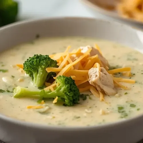 chicken broccoli cheddar soup recipe