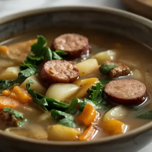 chicken sausage kale soup recipe