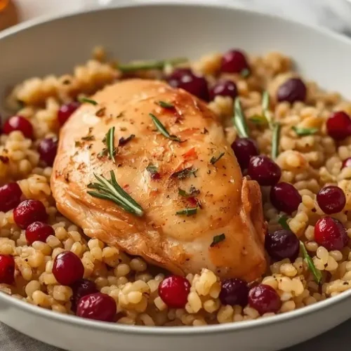cranberry chicken farro harvest bowls recipe