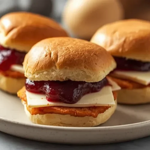 cranberry turkey brie sliders recipe