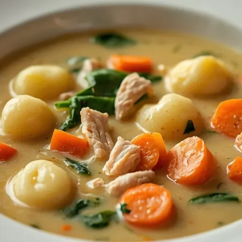 creamy chicken gnocchi soup recipe