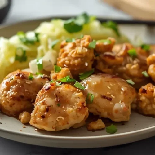 garlic butter chicken cabbage skillet recipe