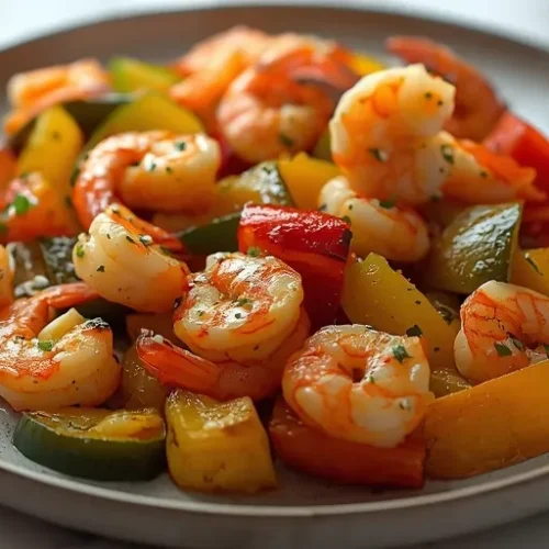 maple mustard shrimp sheet pan dinner recipe
