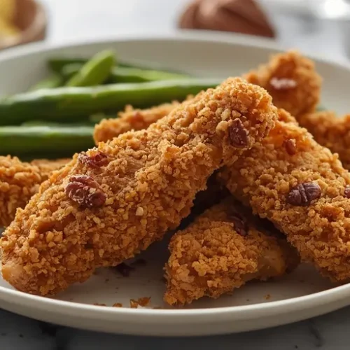 maple pecan crusted chicken tenders recipe