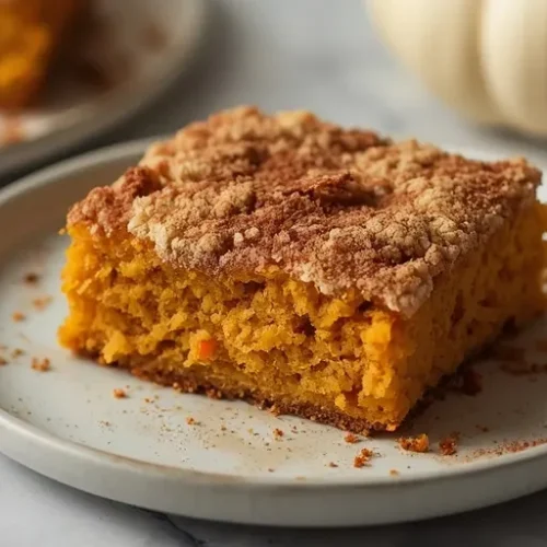pumpkin cinnamon crumb snack cake recipe