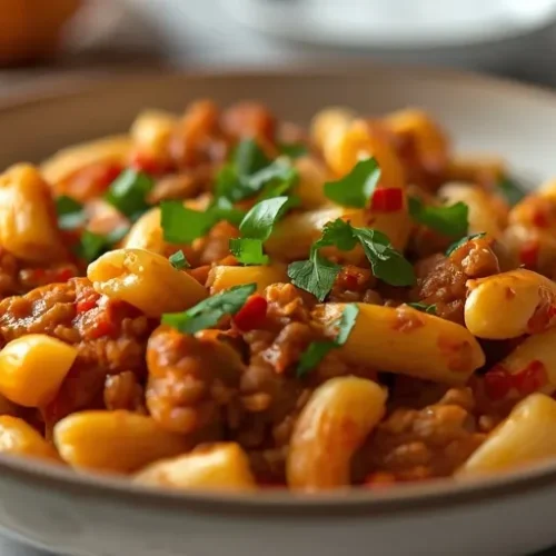 pumpkin red lentil chili mac recipe