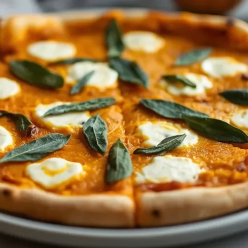 pumpkin ricotta pizza with sage recipe