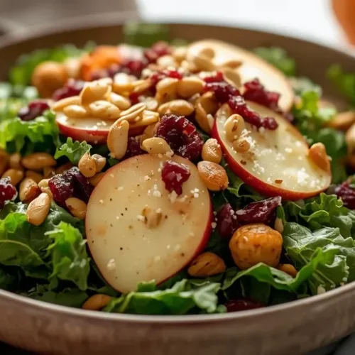 pumpkin seed kale apple salad recipe