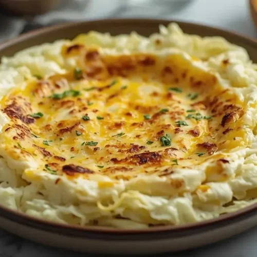 roasted cabbage cheese dip recipe