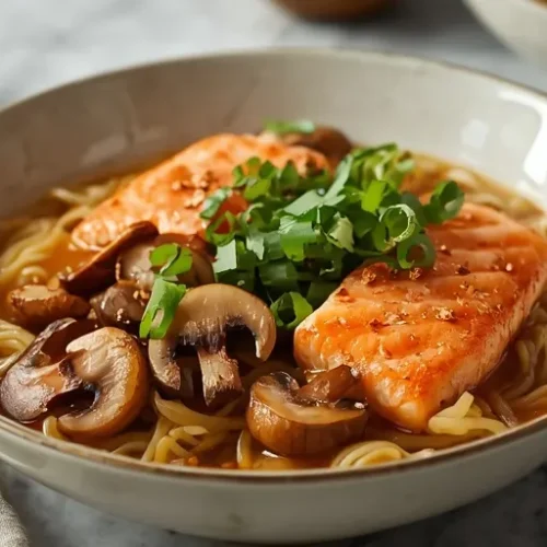 salmon miso noodle bowls recipe