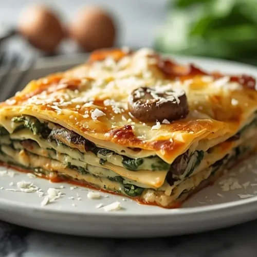 spinach mushroom lasagna recipe
